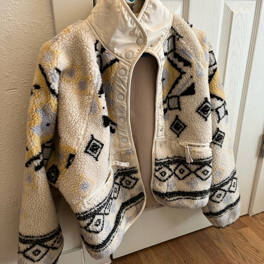 Free people movement as good as new Sherpa jacket